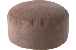 HOME Tessa Polyester Bean Footstool - Mink